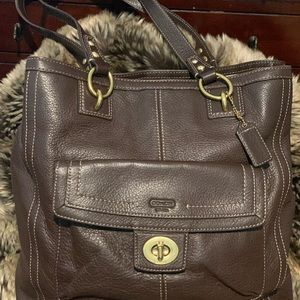 Coach Brown Leather Hobo